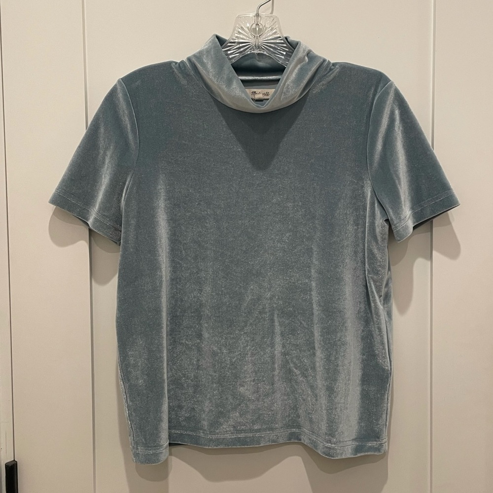 Madewell Velvet Blouse